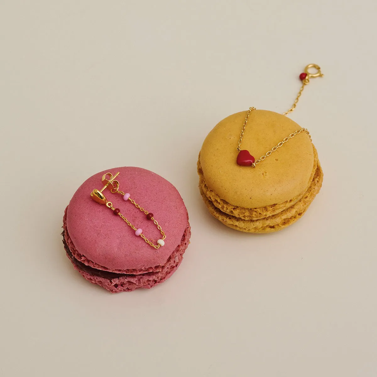 Enamel Copenhagen Lola Heart øredobber rosie
