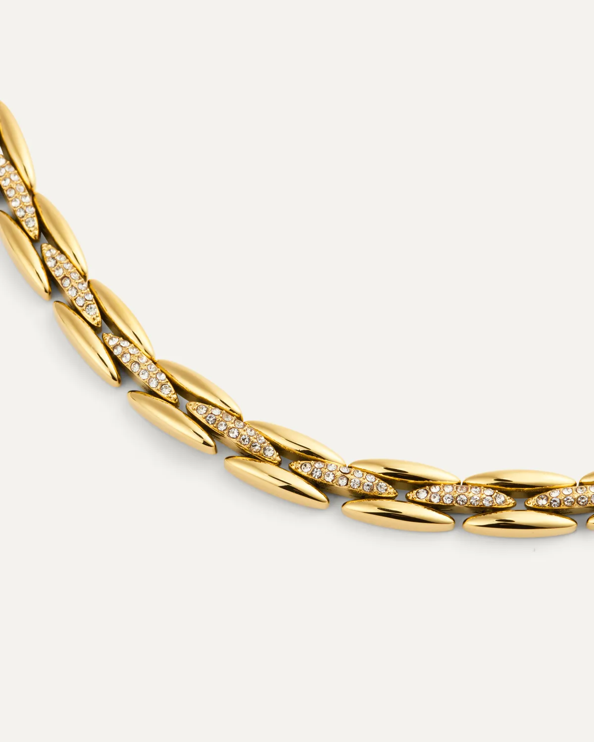Mockberg Illume armbånd Small gull pavé