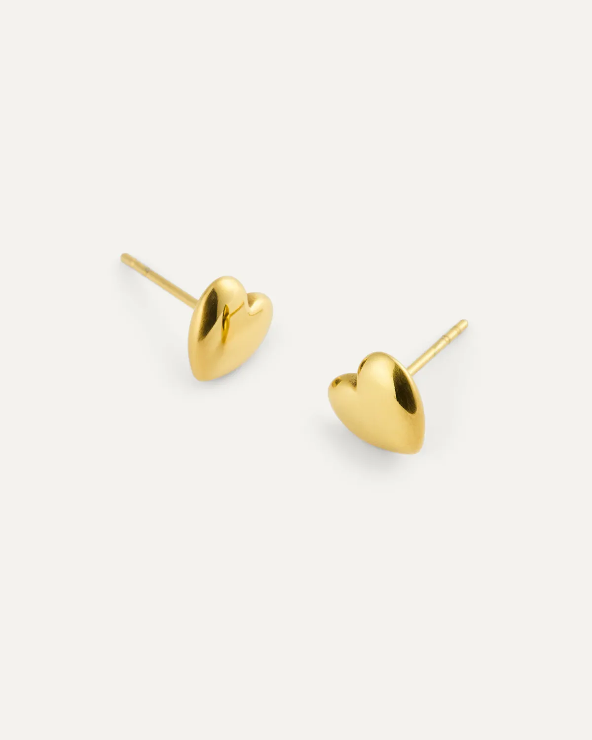 Mockberg Love Medium Studs øredobber gull hjerte