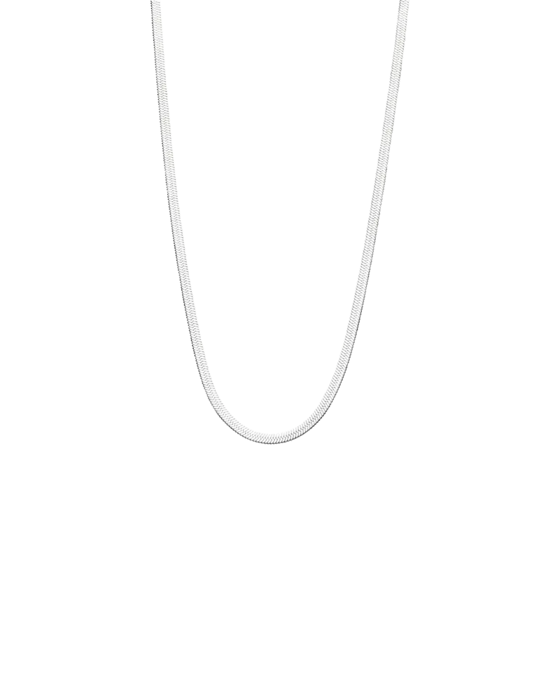 Blomdahl Plain halskjede sølv 40-46 cm stål